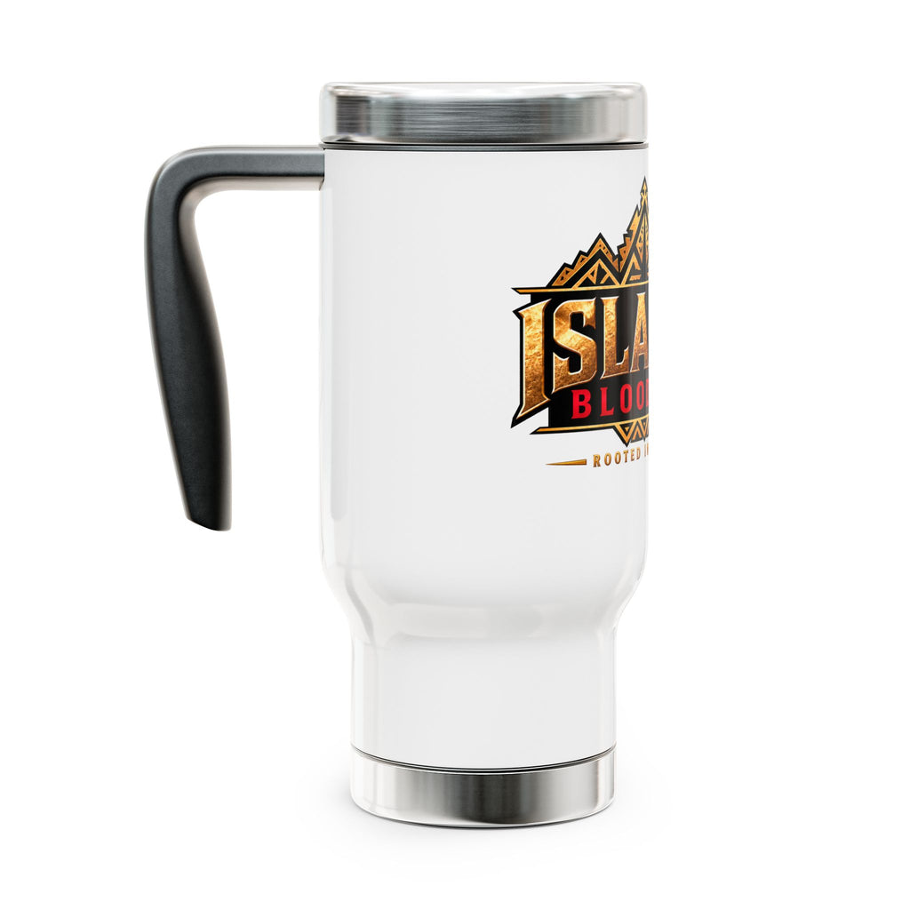 Island Bloodline Stainless Steel Travel Mug with Handle, 14oz