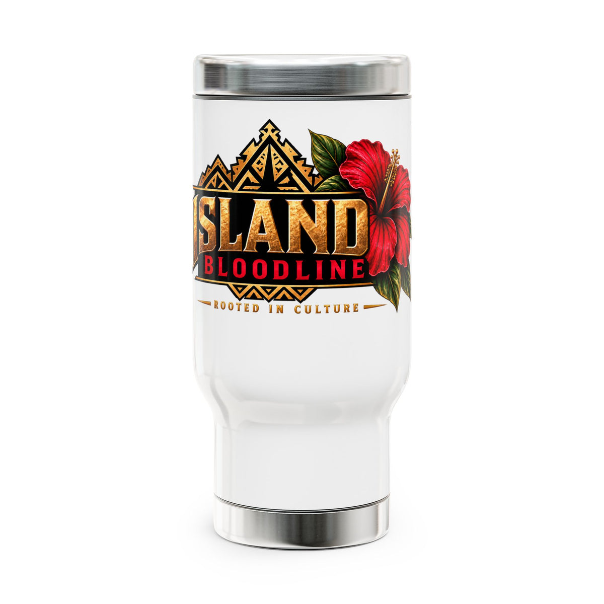 Island Bloodline Stainless Steel Travel Mug with Handle, 14oz