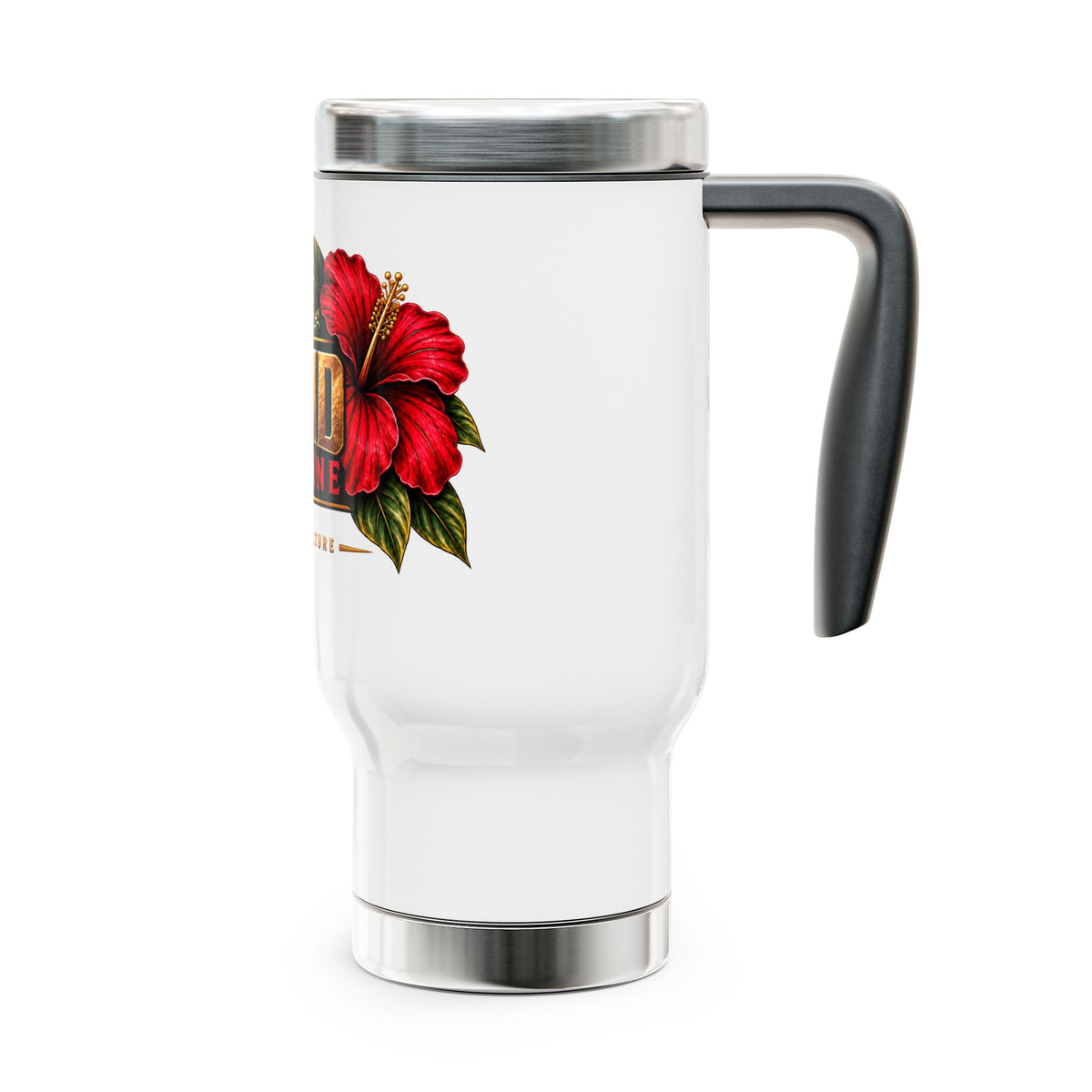 Island Bloodline Stainless Steel Travel Mug with Handle, 14oz