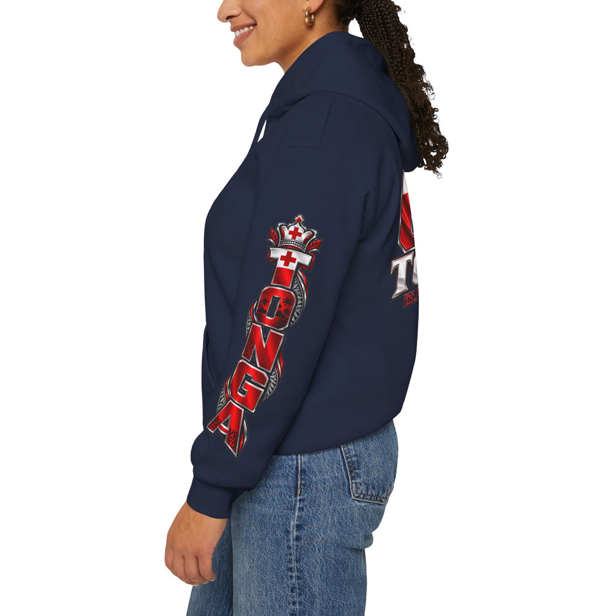 Tonga 676 Hoodie — Island Bloodline Graphic Hooded Sweatshirt