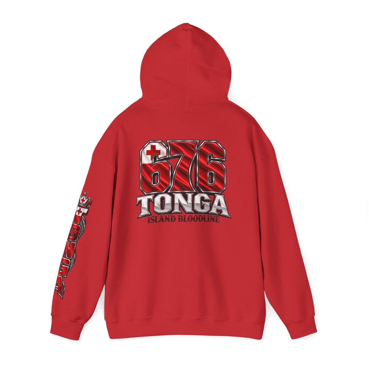 Tonga 676 Hoodie — Island Bloodline Graphic Hooded Sweatshirt