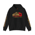 Island Bloodline Hoodie — Tropical Hibiscus Graphic Pullover