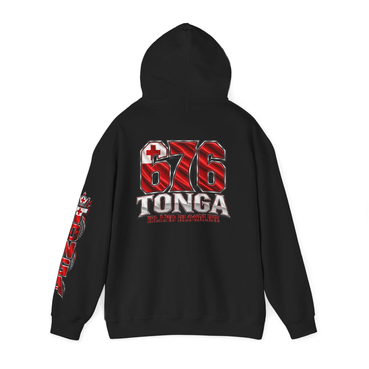 Tonga 676 Hoodie — Island Bloodline Graphic Hooded Sweatshirt