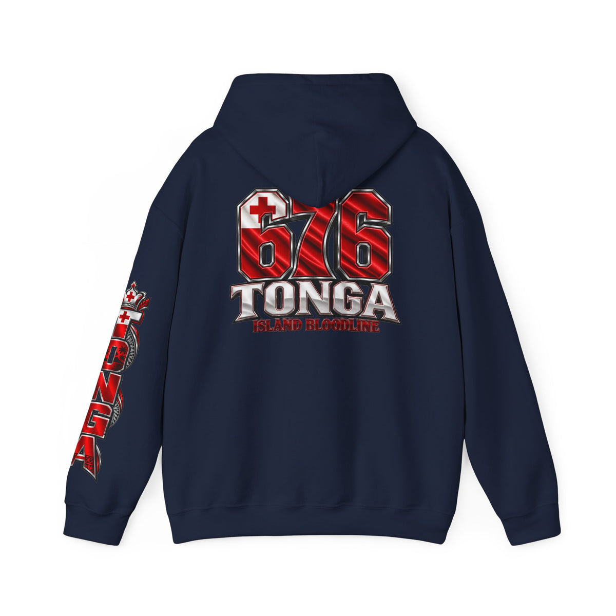 Tonga 676 Hoodie — Island Bloodline Graphic Hooded Sweatshirt