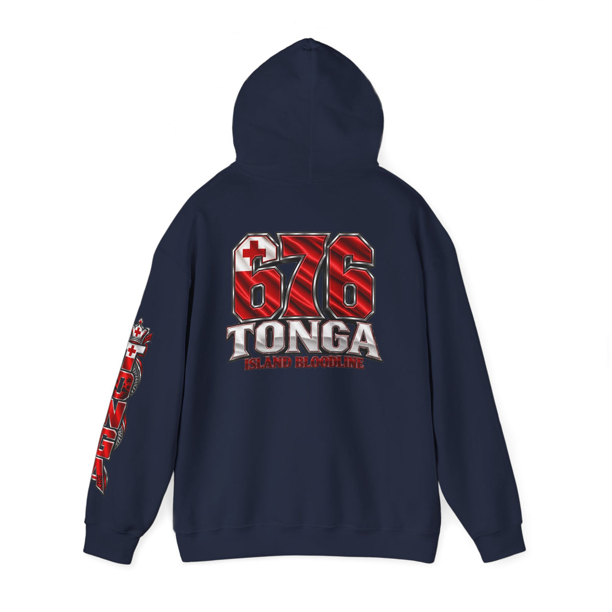 Tonga 676 Hoodie — Island Bloodline Graphic Hooded Sweatshirt
