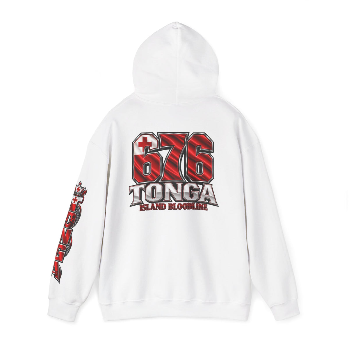 Tonga 676 Hoodie — Island Bloodline Graphic Hooded Sweatshirt