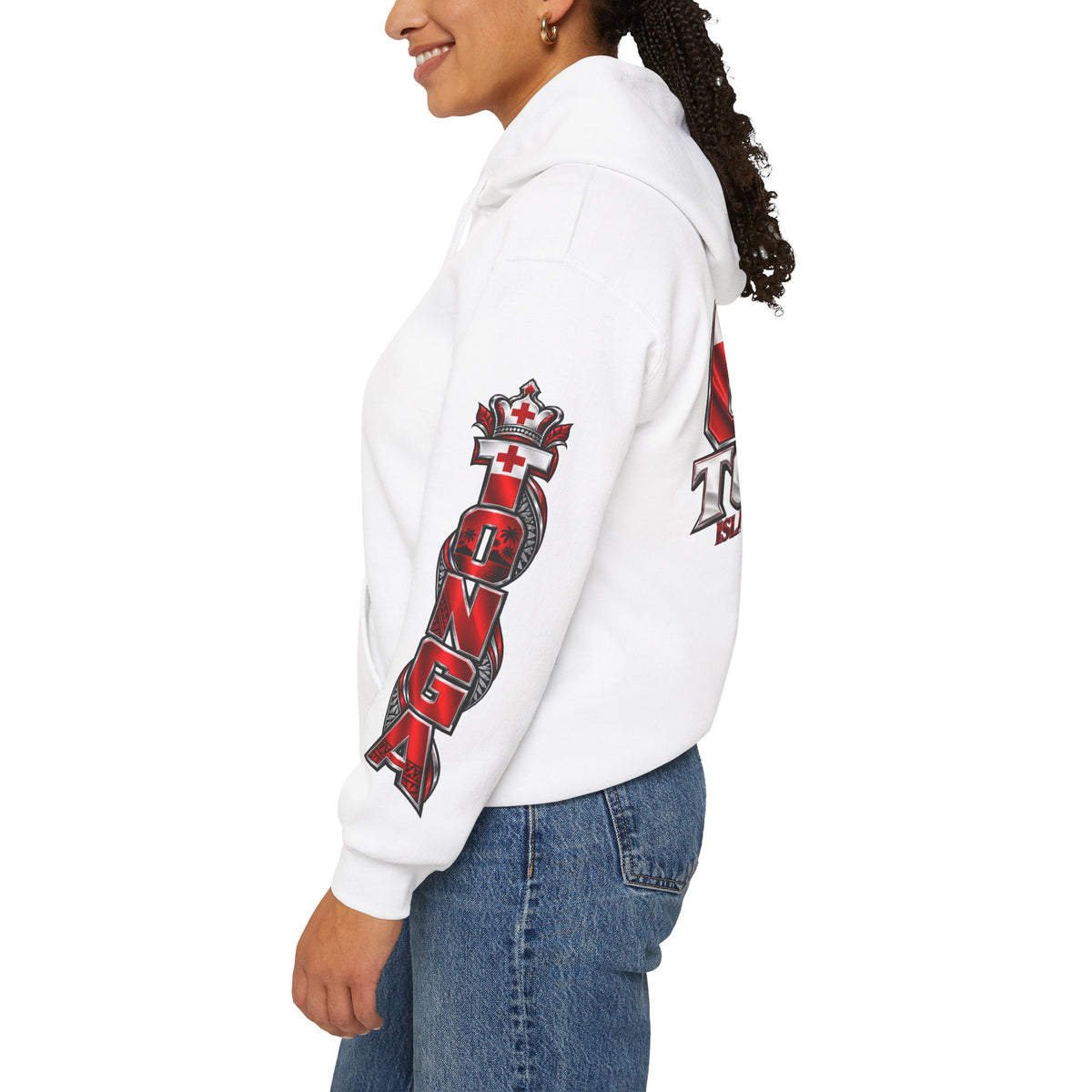 Tonga 676 Hoodie — Island Bloodline Graphic Hooded Sweatshirt