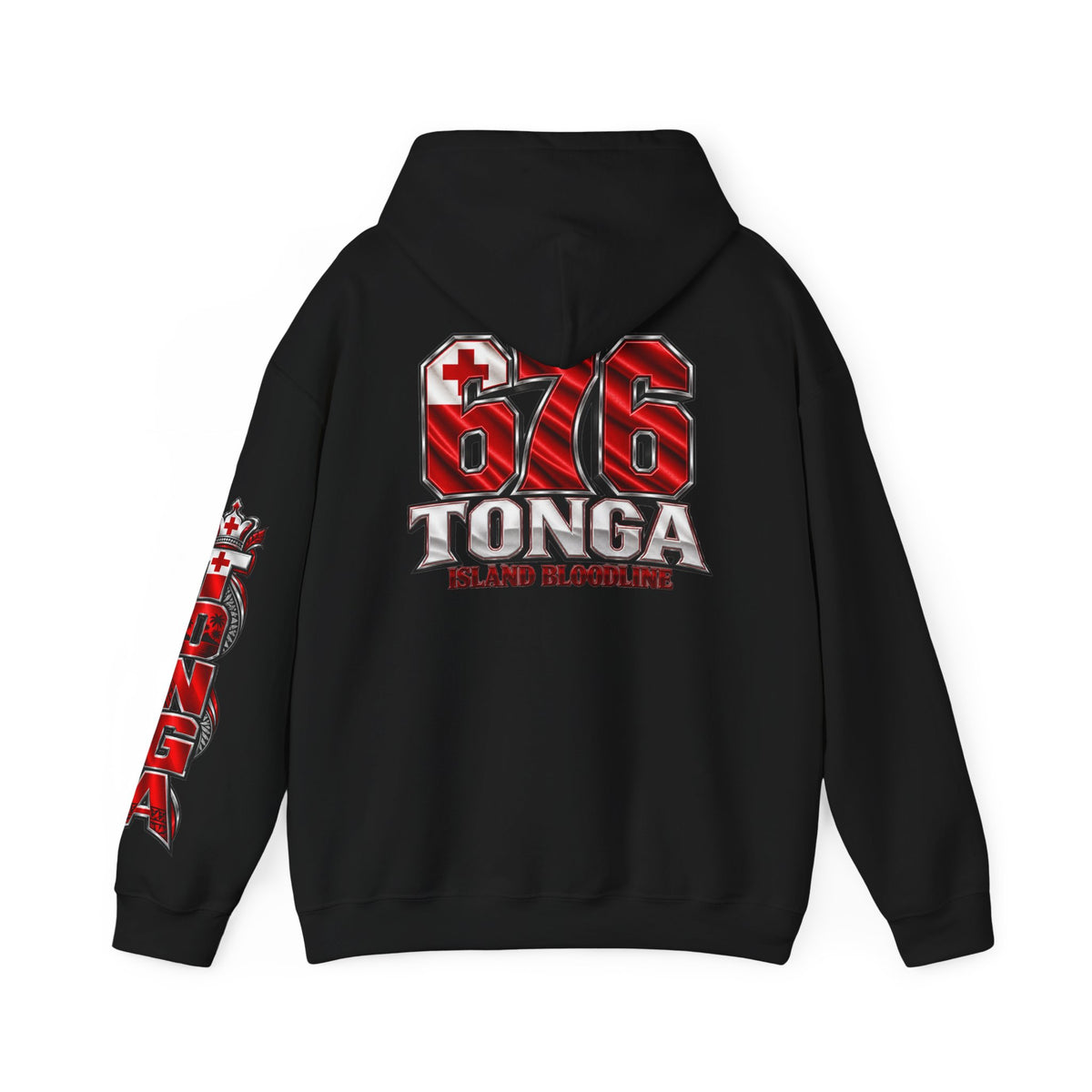 Tonga 676 Hoodie — Island Bloodline Graphic Hooded Sweatshirt